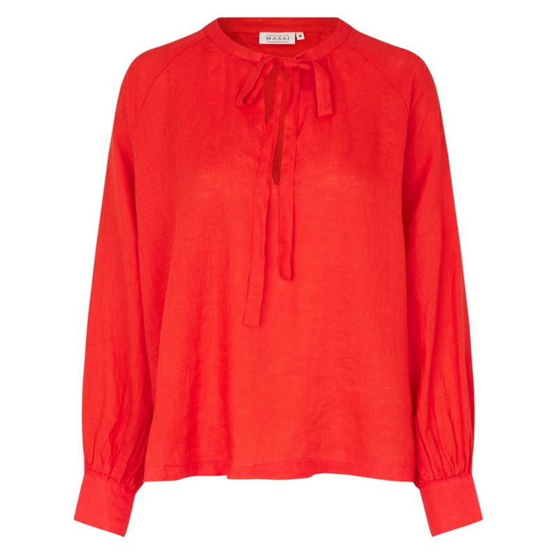 Masai Clothing Dortea Top Orange 1008622-5038S front