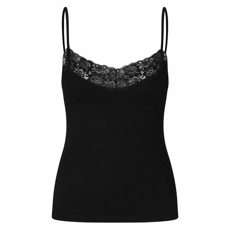 Masai Clothing Elmira Shaped Top Black front