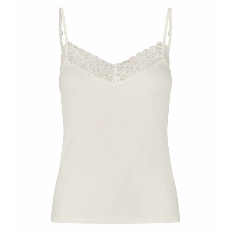 Masai Clothing Elmira Shaped Top Cream 1011871-1001S front