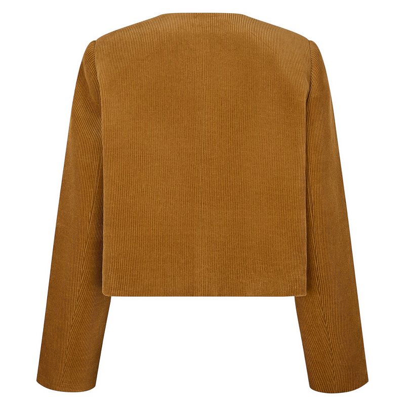 Masai Clothing Janrya Classic Corduroy Jacket Medal Bronze 1012917-4114S rear