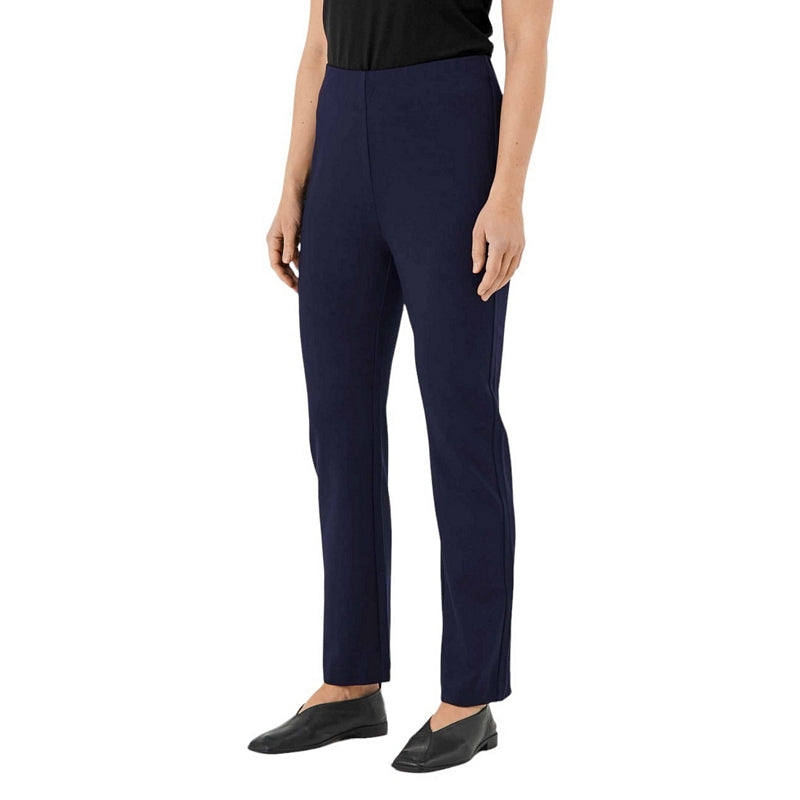 Masai Clothing Paige Fitted Trousers in Navy 1005897-2000S on model front