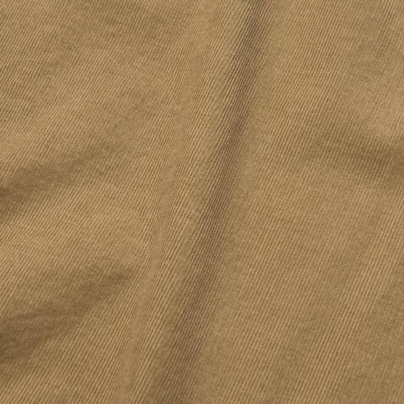 Masai Clothing Pylenna Baby Corduroy Cropped Trousers Petrified Oak 1013138-4101S fabric detail