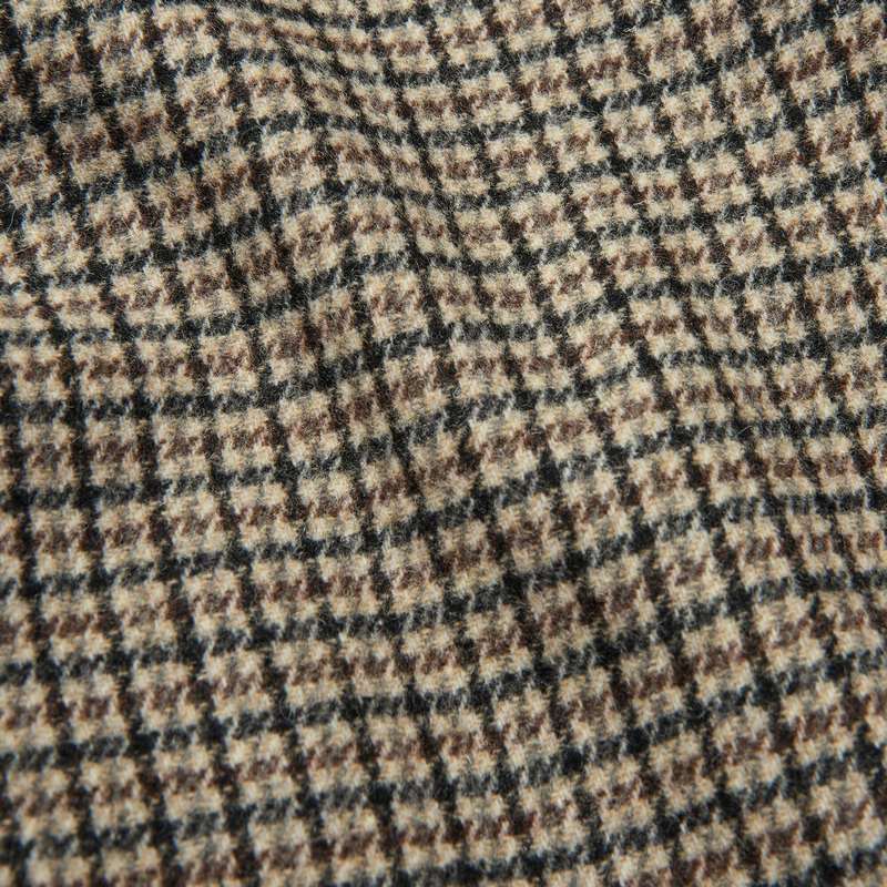 Masai Clothing Tullya Coat Check Chocolate 1012463-4095P detail
