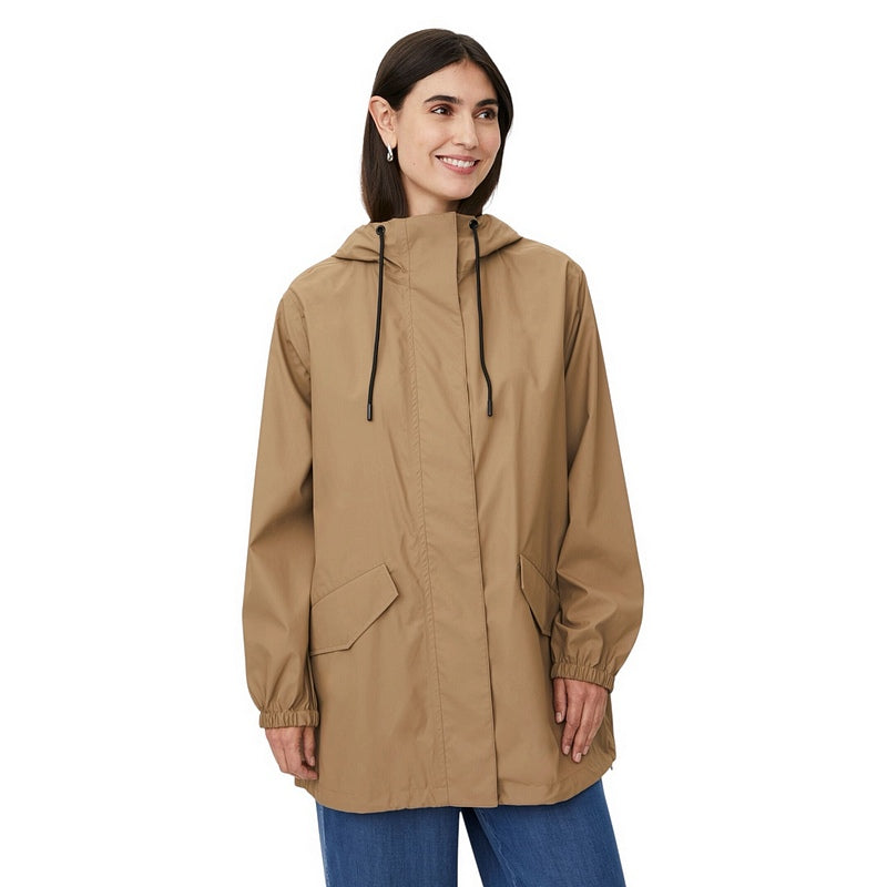 Masai Clothing Tunalle Coat Otter 1011958-4103S on model front