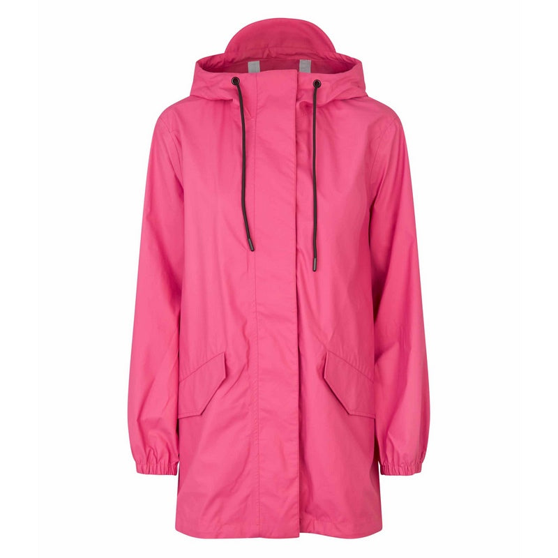 Masai Clothing Tunalle Raincoat Carmine 1011958-5050S front