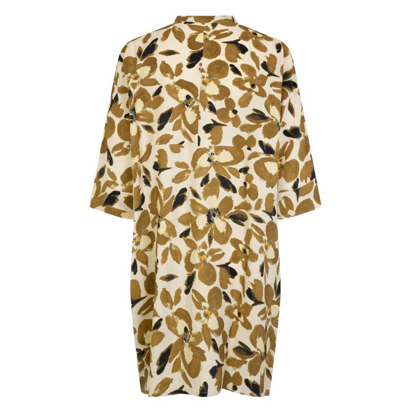 Masai Clothing losetta Dress in Dull Gold 1008761-4079P rear