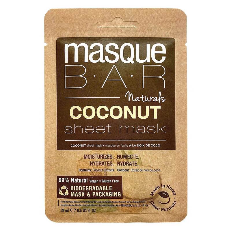 Masque Bar Naturals Coconut Sheet Mask package front