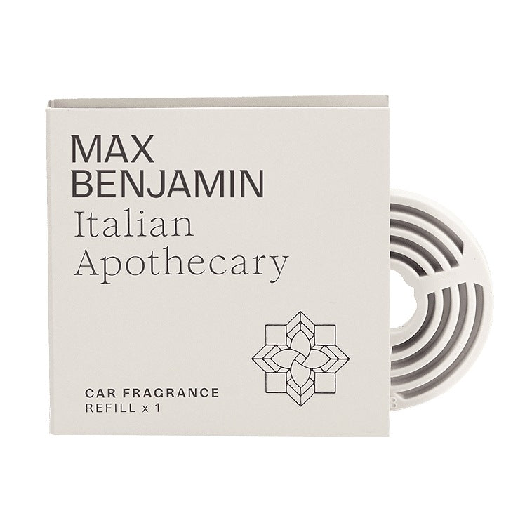 Max Benjamin Car Fragrance Italian Apothecary Refill