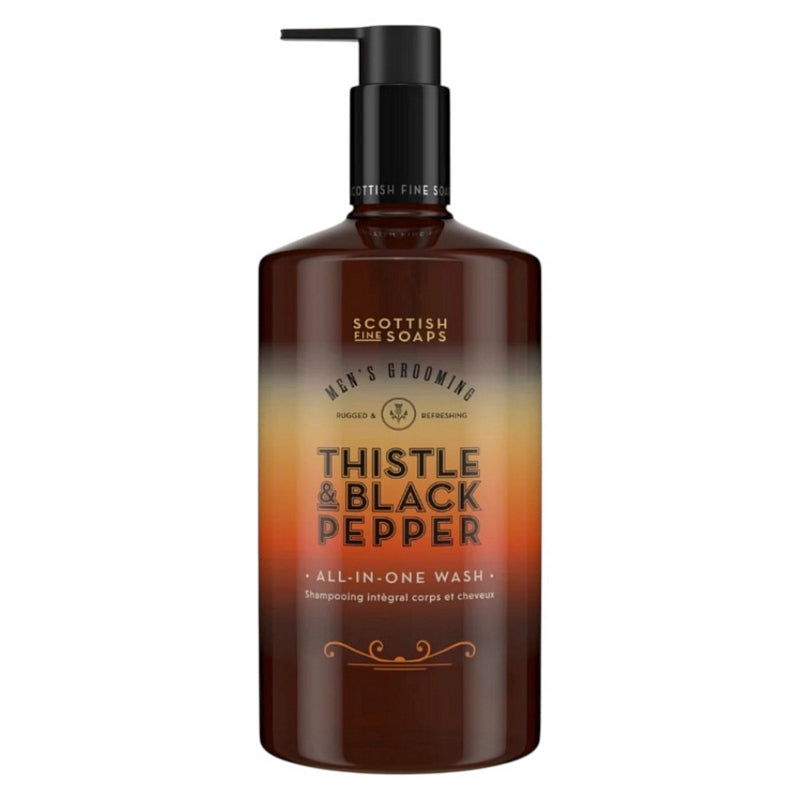 Men's Grooming Thistle & Black Pepper All-In-One-Wash front