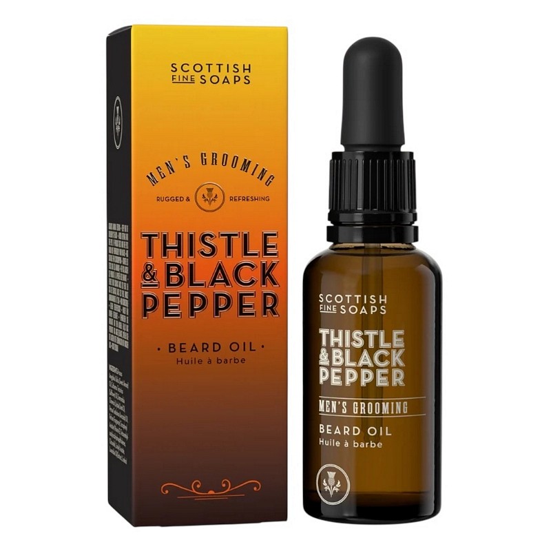 Men's Grooming Thistle & Black Pepper Beard Oil 30ml S30014 main