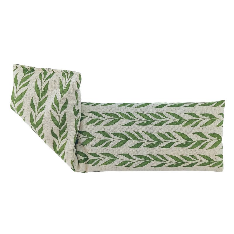 Microwavable Linen Wheatbag Lavender Scented Green Leaf main
