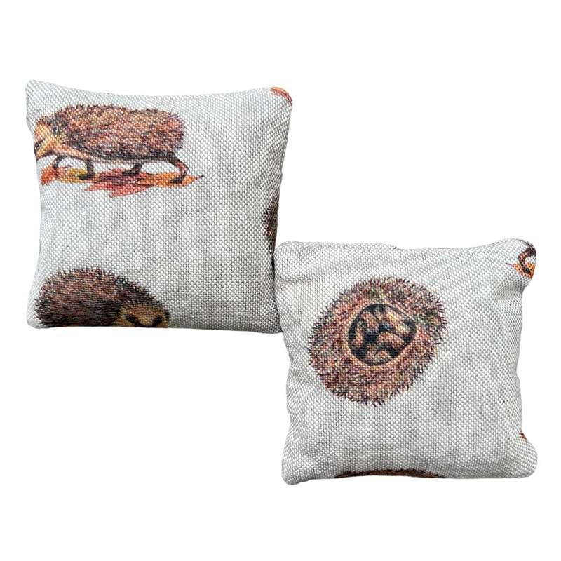 Microwavable Wheatbag Handwarmers Hedgehog pair fronts