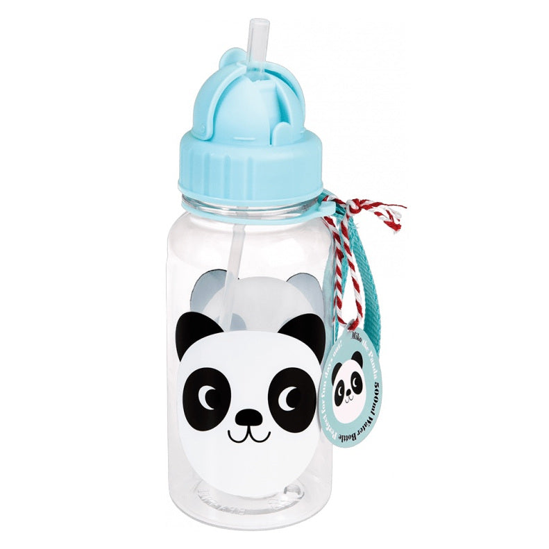 Miko The Panda Water Bottle 27909 showing straw