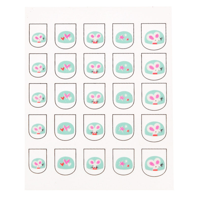 Mimi & Milo Children's Nail Stickers 29767 contents