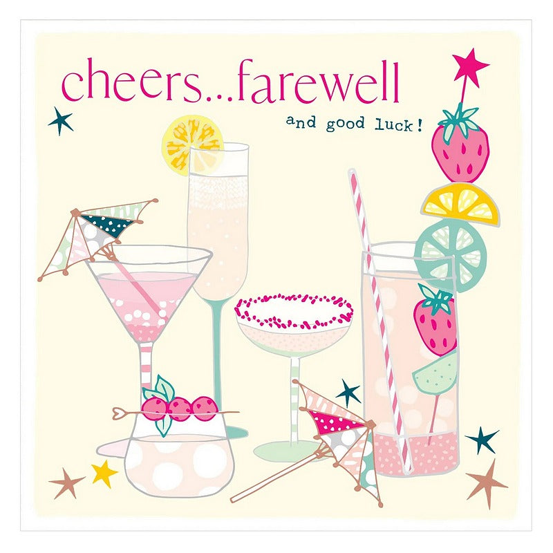 Molly Mae Cheers... Farewell Card FB215 front
