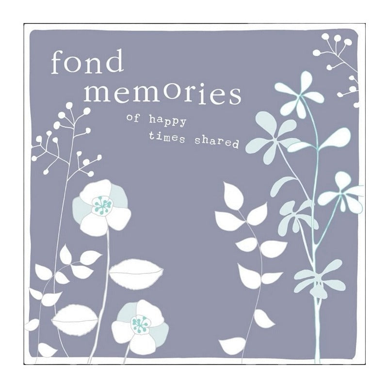 Molly Mae Fond Memories of Happy Times Shared Card CB142 front