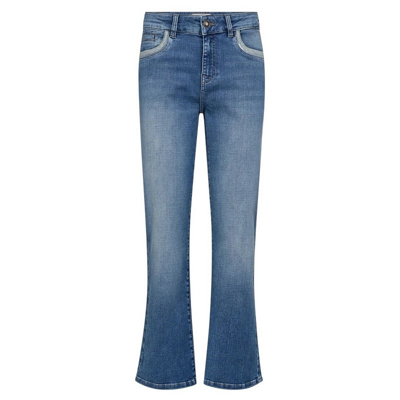 Mos Mosh Clothing Cecilia Perla Jeans Mid Blue front