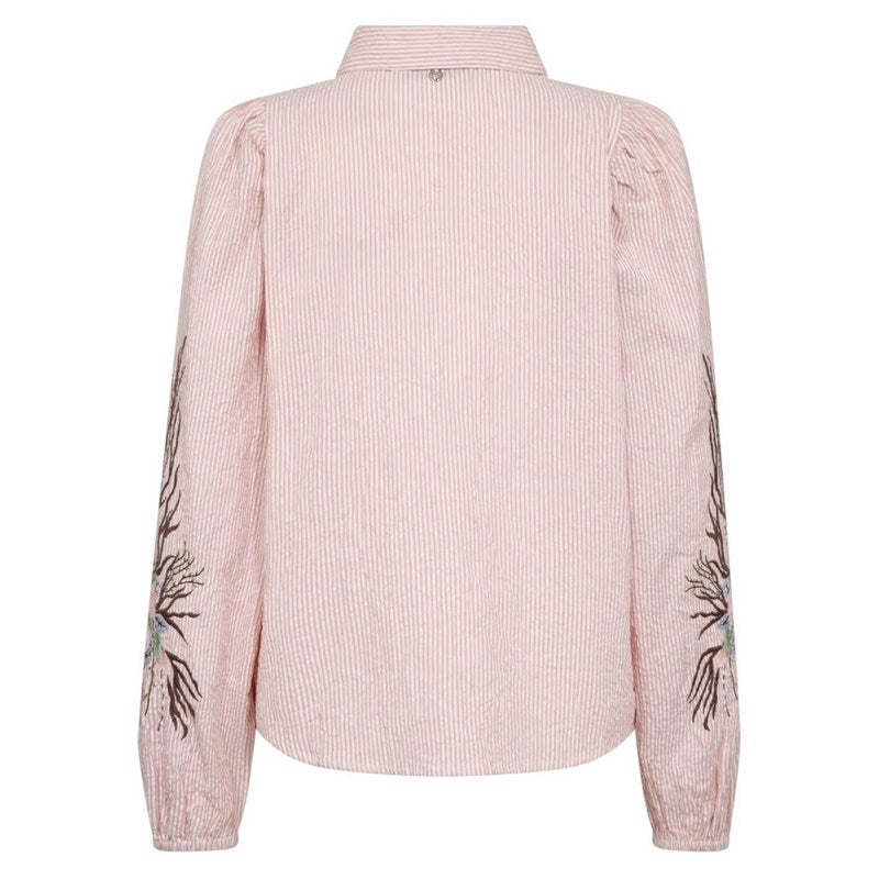 Mos Mosh Clothing Ciu Oxfo Shirt Peachy rear