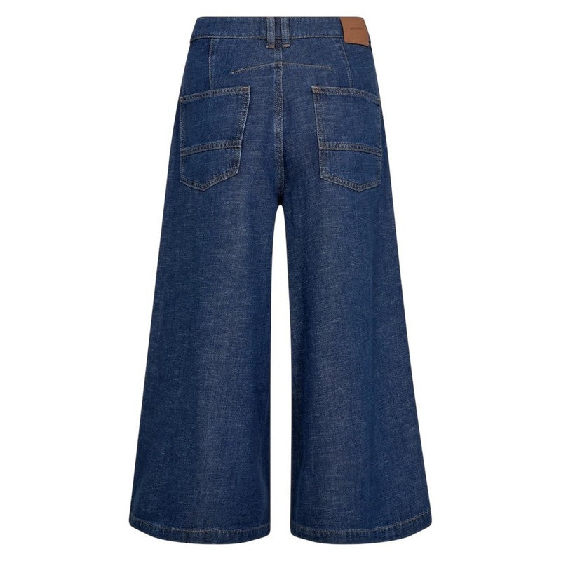 Mos Mosh Clothing Culotte Arge Jeans Dark Blue rear