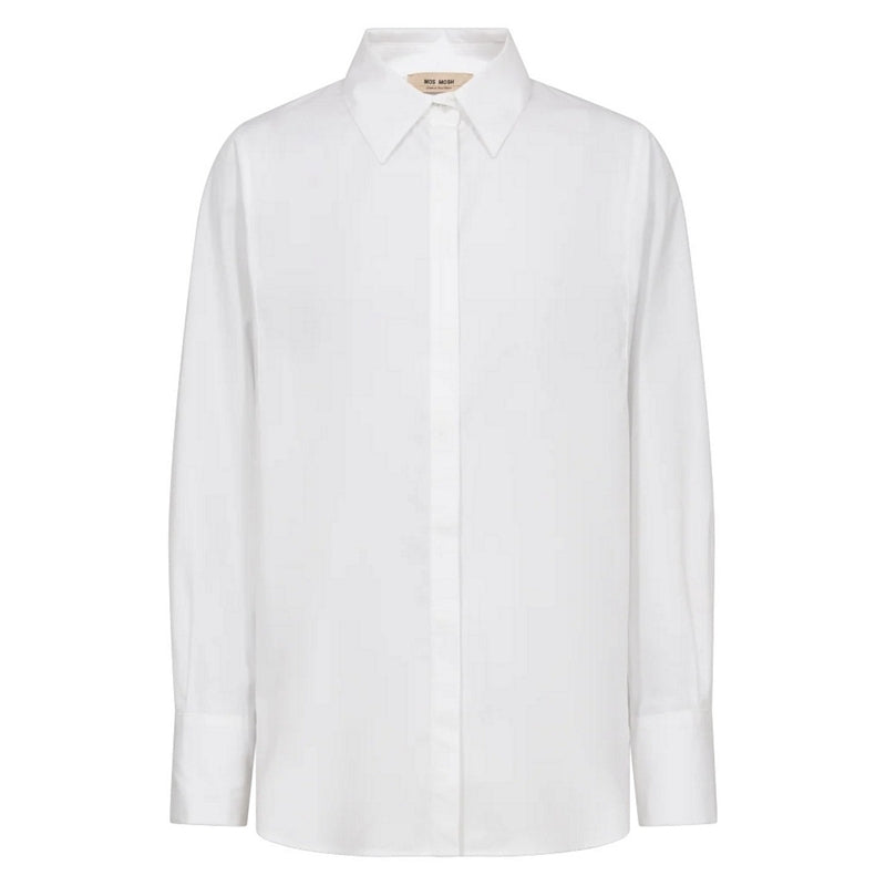 Mos Mosh Clothing Enola Cotton Shirt White front