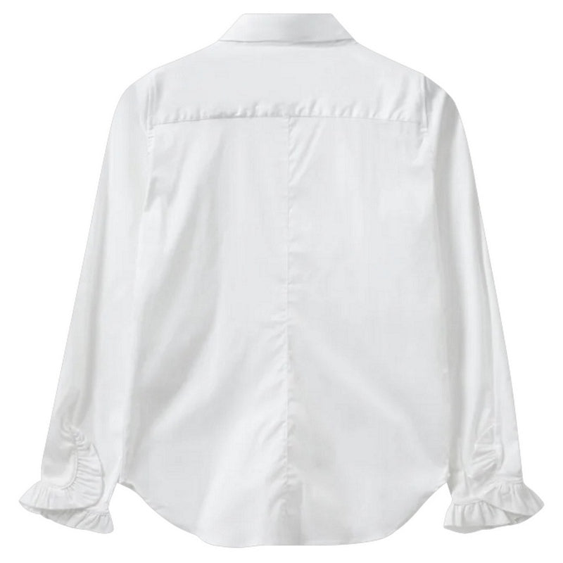 Mos Mosh Clothing Mattie Flip Shirt White rear