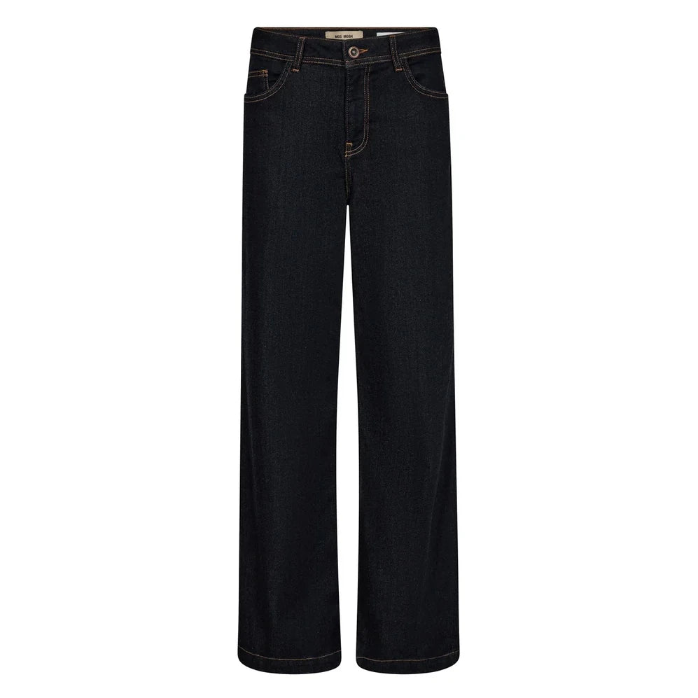 Mos Mosh Dara Deluxe Jeans in Dark Blue front