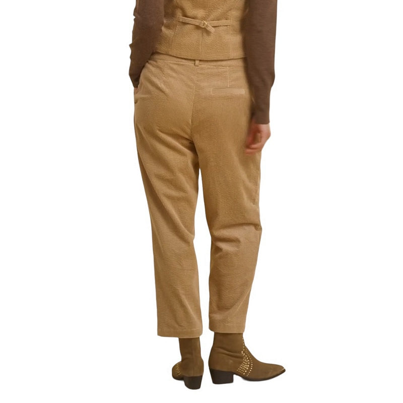 Mos Mosh Fabina Joanna Pant in Tannin on model rear detail