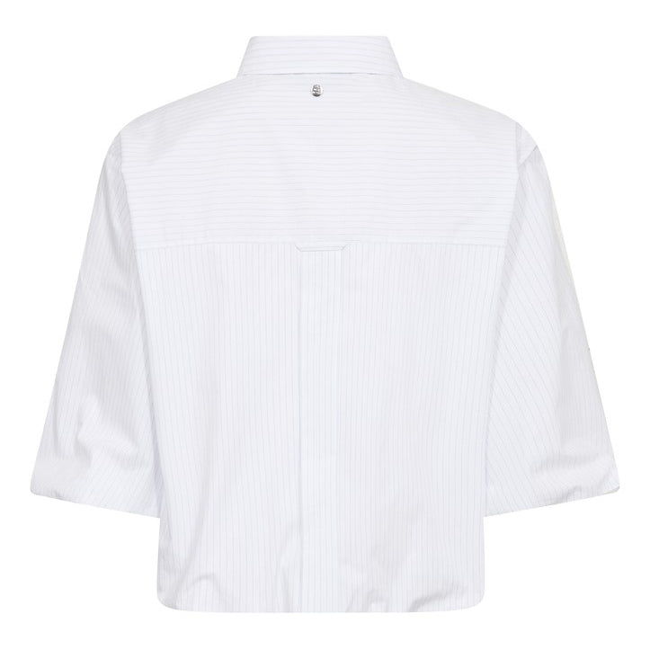 Mos Mosh Maxime Nylah Shirt Bright White 181930-109 rear