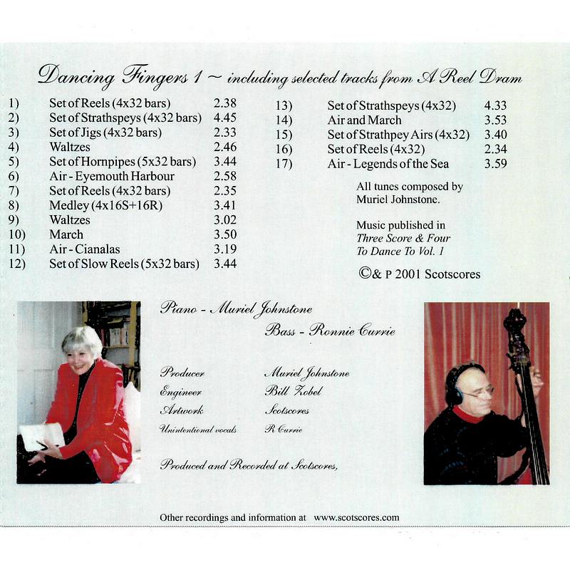 Muriel Johnstone & Ronnie Currie Dancing Fingers 1 SSCD10 track list