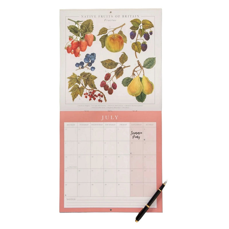 Nature's Notebook Wall Calendar 2027 CAL20 open
