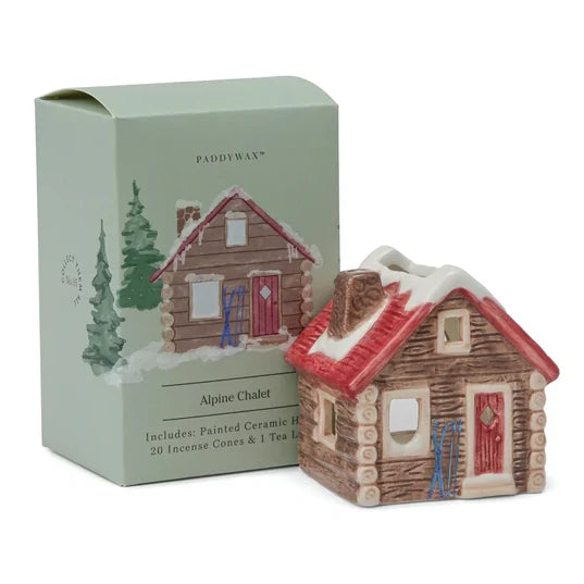 No 5 Alpine Chalet Style Incense & Tea Light Holder IN0026EU main