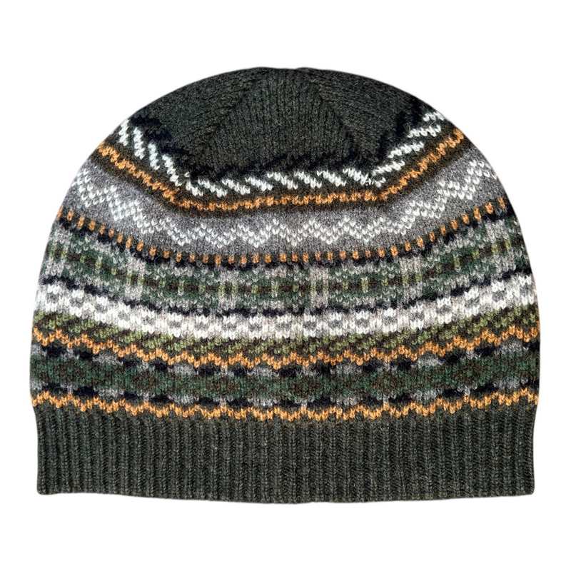 Old School Beauly Knitwear Highland Glen Mens Wool Hat front