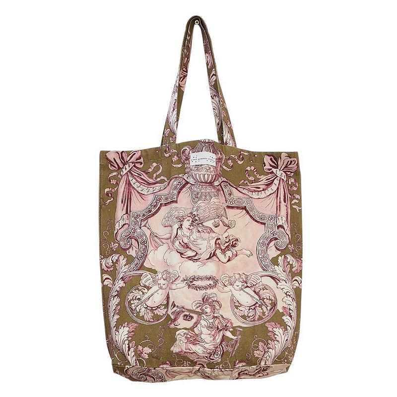 One Hundred Stars Angels Canvas Bag Olive front