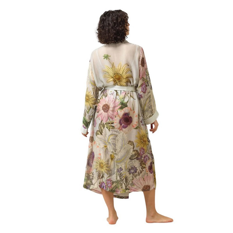 One Hundred Stars Daisy Stone Gown on model 1 rear
