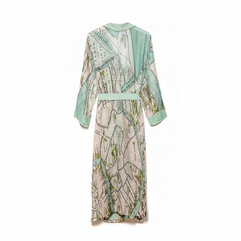 One Hundred Stars Dressing Gown Map Venice rear