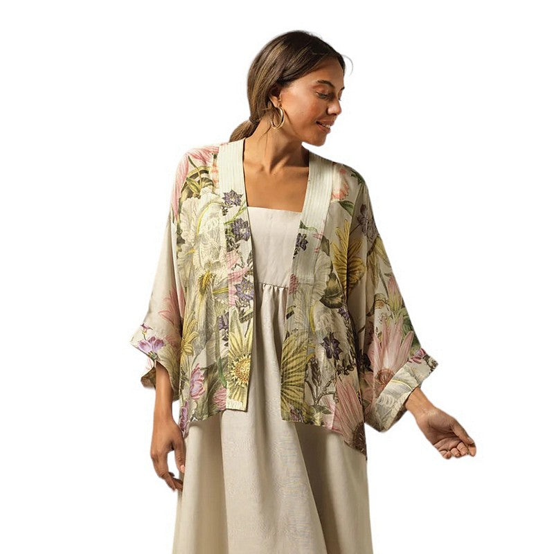 One Hundred Stars Kimono Daisy Stone KIMDAISTON on model front