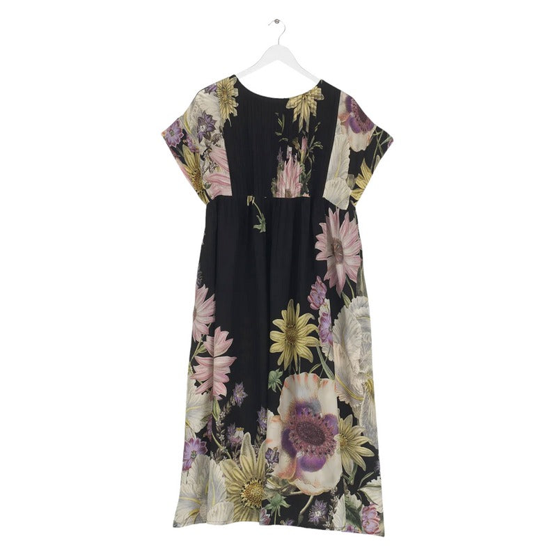 One Hundred Stars Pleat Dress Daisy Black on hanger