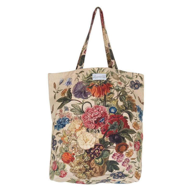 One Hundred Stars Primula Canvas Bag Stone front