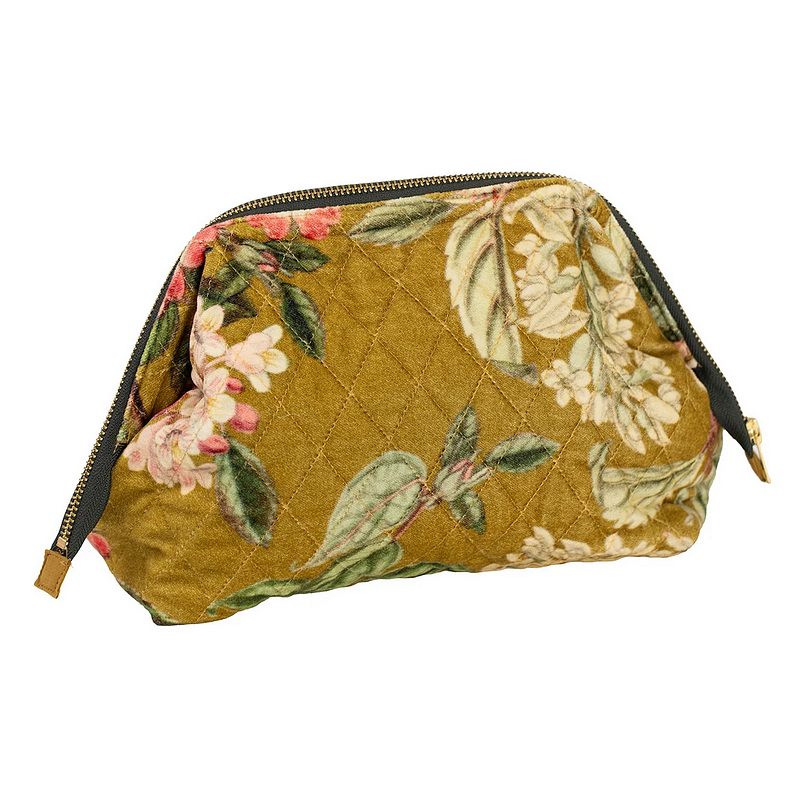 One Hundred Stars Rhodeleia Velvet Pouch Gold main
