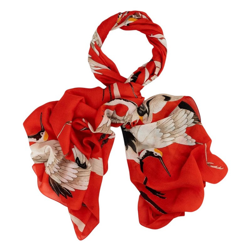 One Hundred Stars Stork Scarf Scarlet main