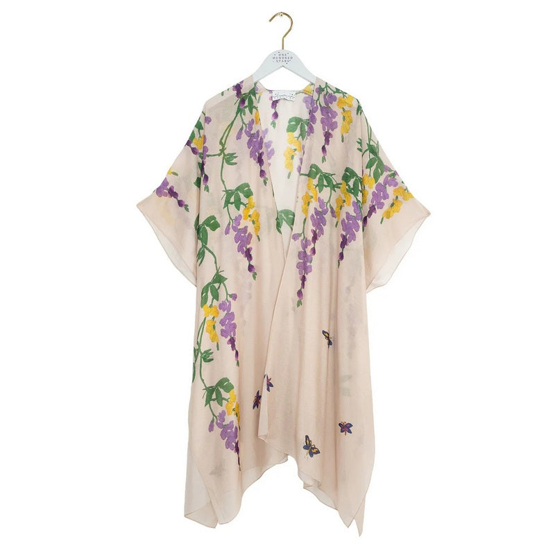 One Hundred Stars Throwover Wisteria Lilac on hanger