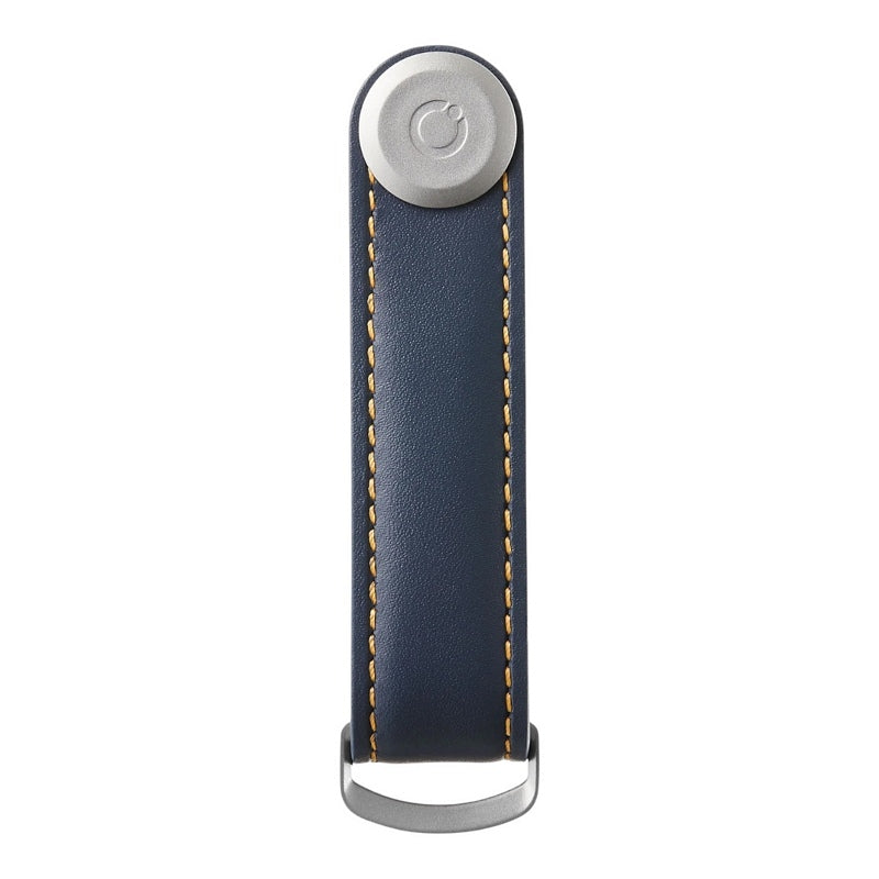 Orbitkey Key Organiser Leather Navy LTHO-2-NVTN front