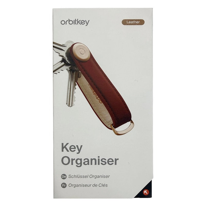 Orbitkey Key Organiser Leather Wine KLT2-WIN-101 box
