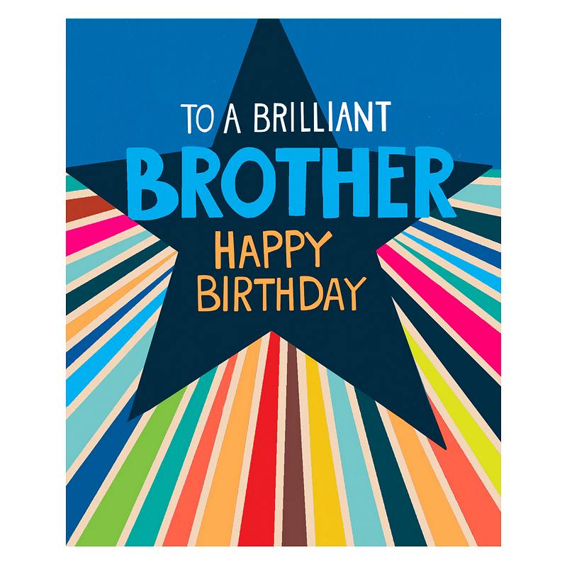 Paper Salad Publishing To A Brilliant Brother Happy Birthday HD20128 front