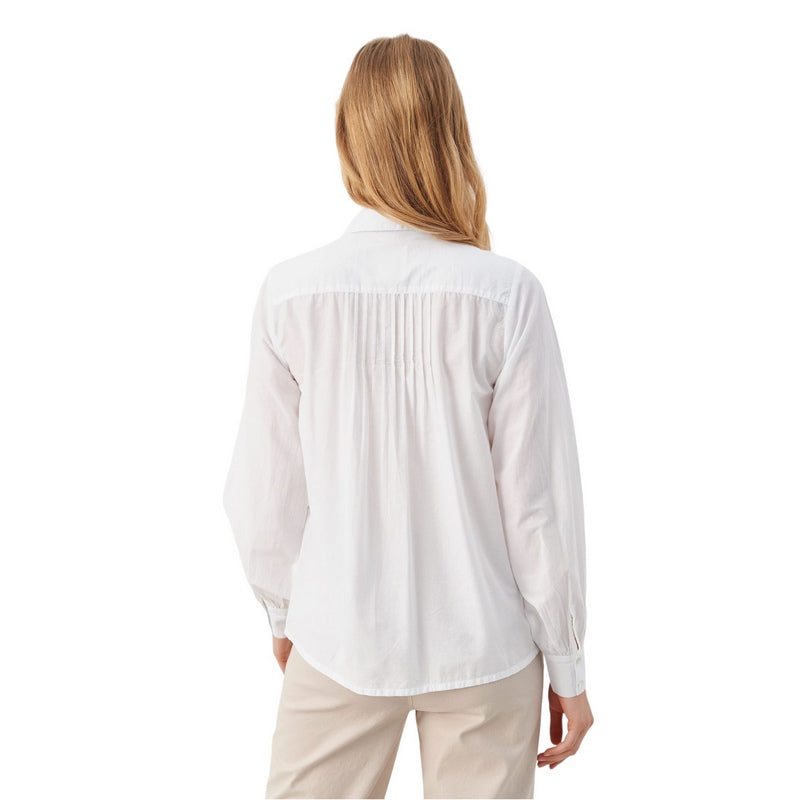 Part Two Clothing Carmela Cotton Shirt in Bright White 30307958-110601 on model back