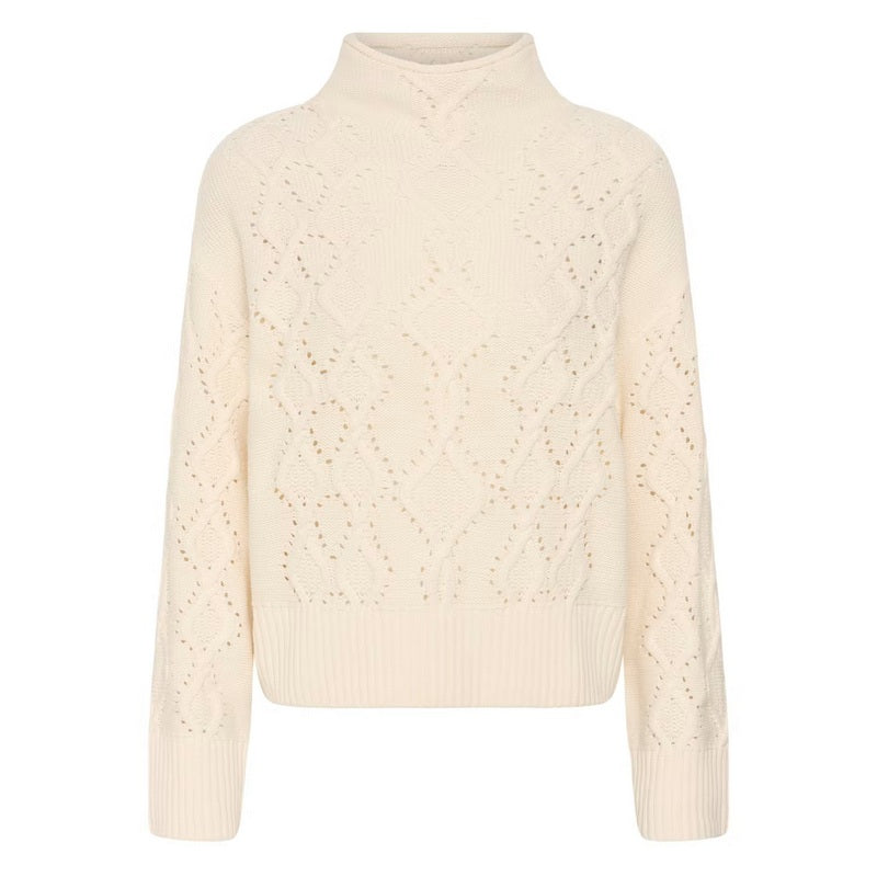 Part Two Clothing Charnel Pullover in Whitecap Grey front