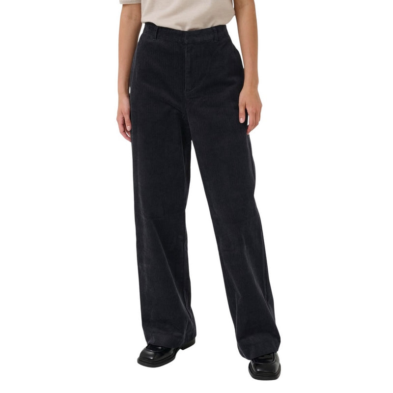 Part Two Clothing Clarissi Cord Trousers Dark Navy on model front