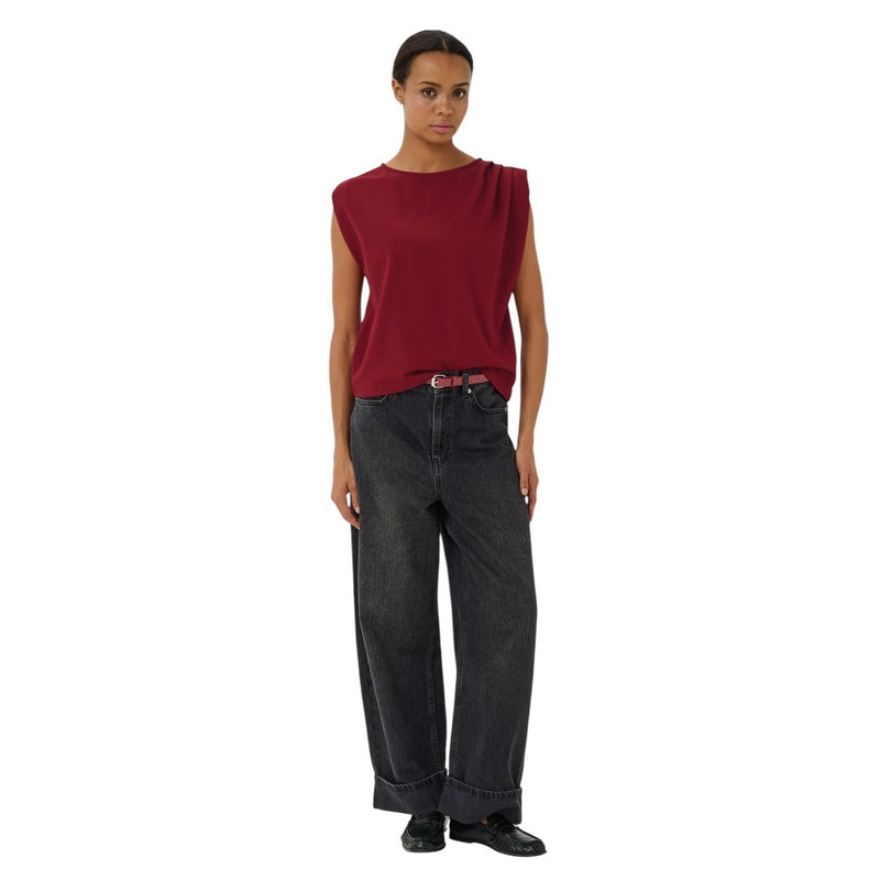 Part Two Clothing Divya T-Shirt Biking Red 30310980-191650 on model main