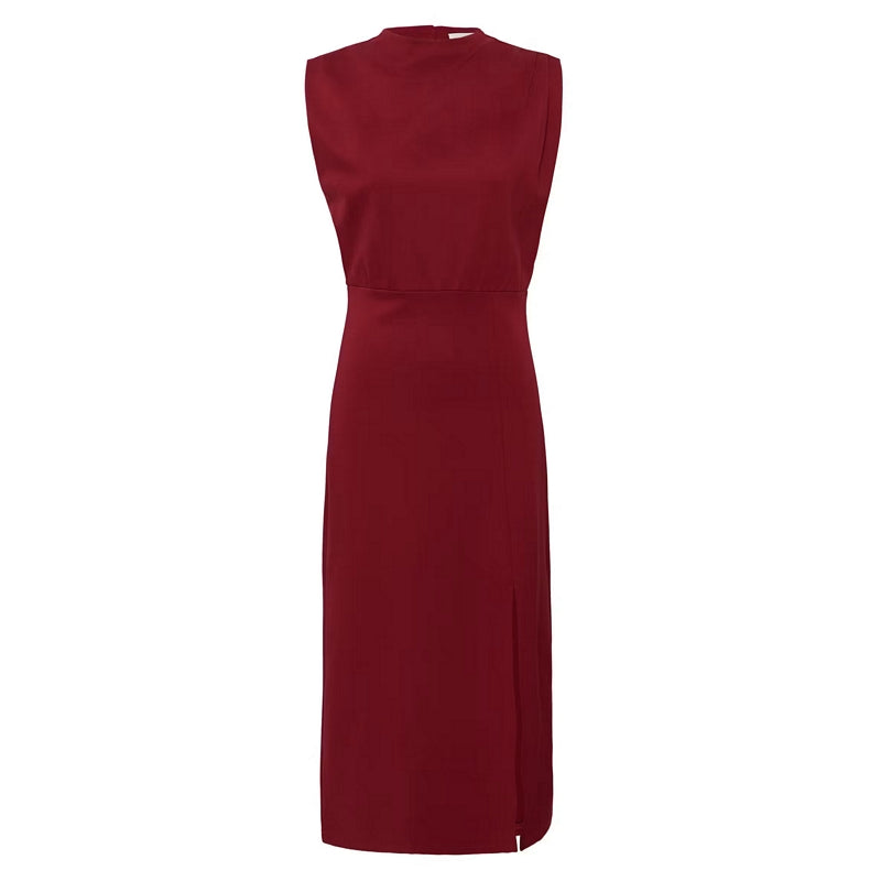 Part Two Clothing Diye Sleeveless Dress Biking Red front