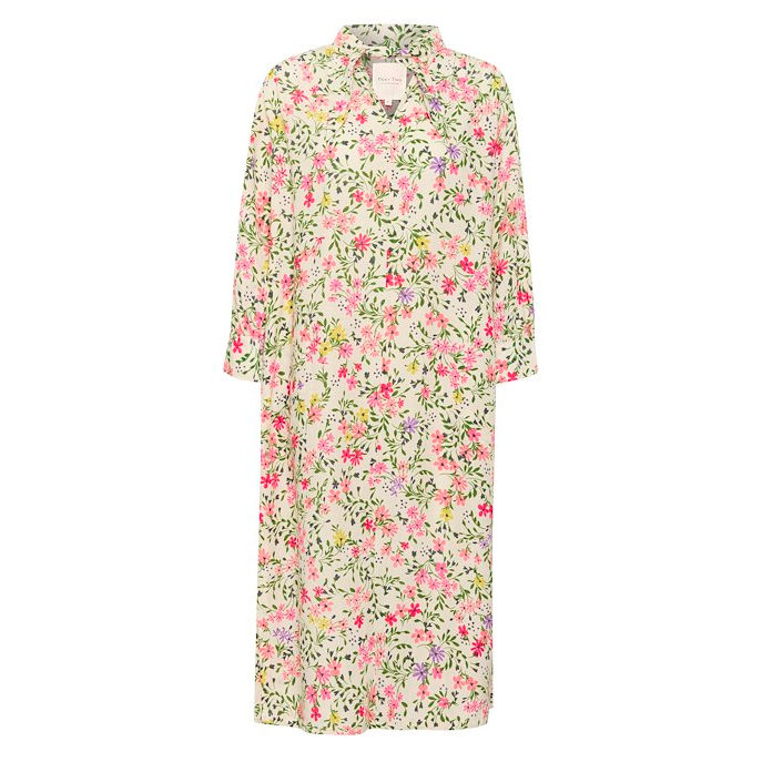 Part Two Clothing Eloisa Linen Dress in Multi Flower Print 30308496-302796 front